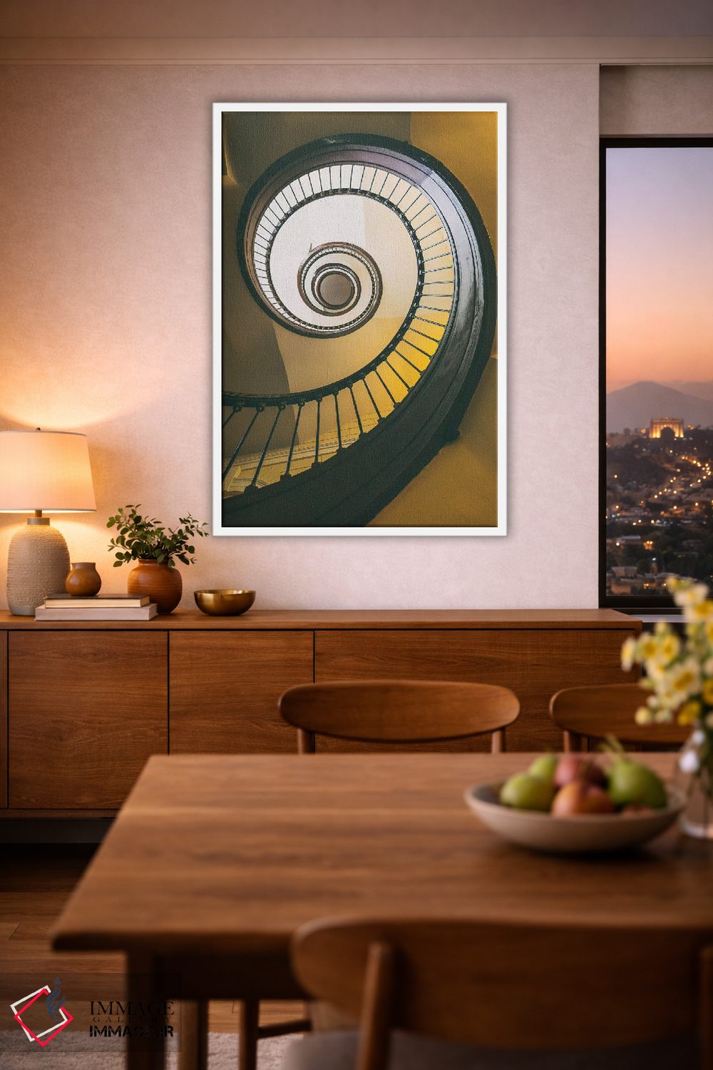 تابلو دکوراتیو پله ها اثر میکولاج گوسپودرک - D2W