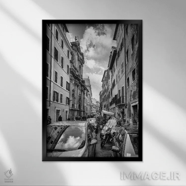 تابلو دکوراتیو رم اثر میکولاج گوسپودرک - نمای قابدار مشکی