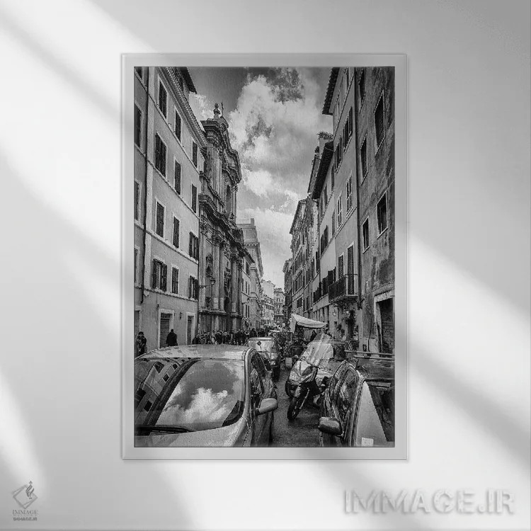 تابلو دکوراتیو رم اثر میکولاج گوسپودرک - نمای قابدار سفید