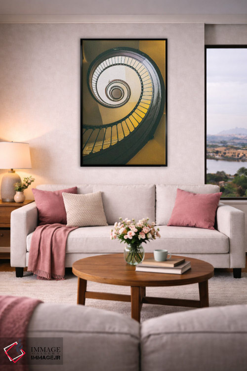 تابلو دکوراتیو پله ها اثر میکولاج گوسپودرک - D5B