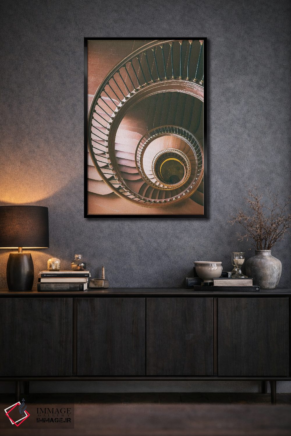 تابلو دکوراتیو پله ها اثر میکولاج گوسپودرک - D2B