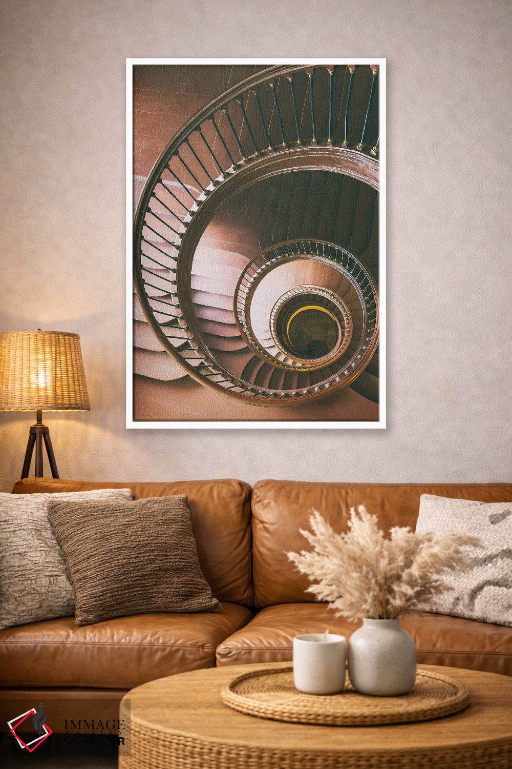 تابلو دکوراتیو پله ها اثر میکولاج گوسپودرک - D4W