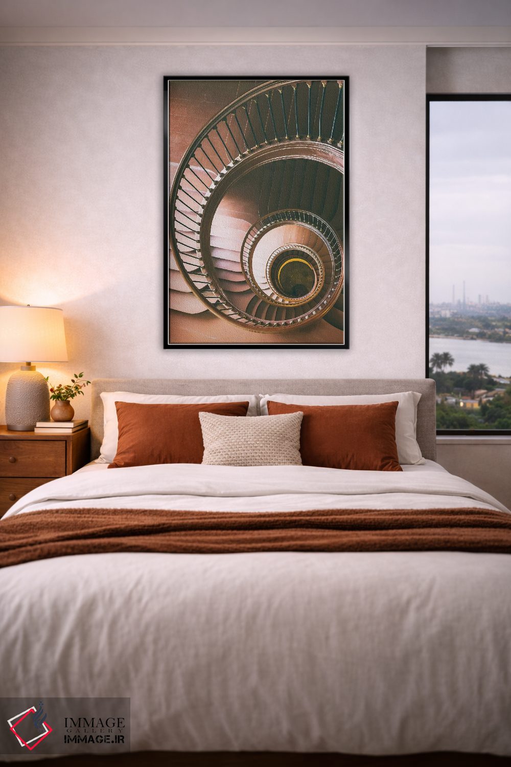 تابلو دکوراتیو پله ها اثر میکولاج گوسپودرک - D5B