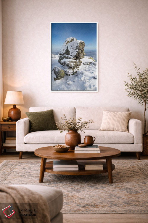 تابلو دکوراتیو کوه های غول آسا، صخره ها، لهستان اثر میکولاج گوسپودرک - D2W