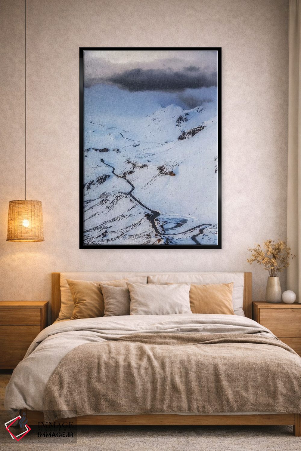 تابلو دکوراتیو جاده مرتفع گروس گلوکنر، زمستان، اتریش اثر میکولاج گوسپودرک - D2B