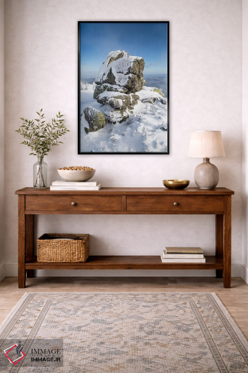 تابلو دکوراتیو کوه های غول آسا، صخره ها، لهستان اثر میکولاج گوسپودرک - D5B