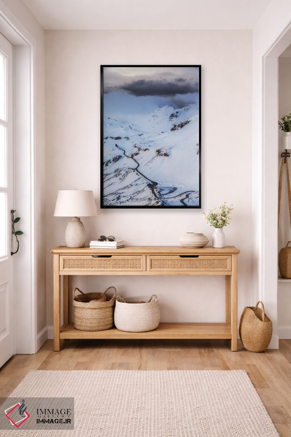 تابلو دکوراتیو جاده مرتفع گروس گلوکنر، زمستان، اتریش اثر میکولاج گوسپودرک - D6B