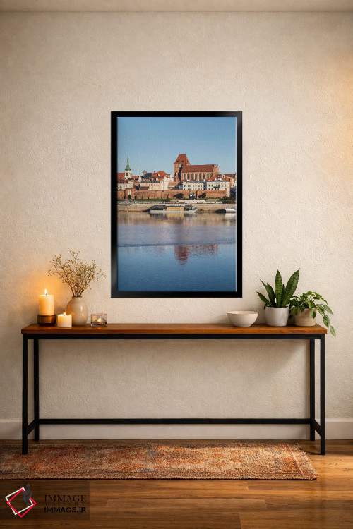 تابلو دکوراتیو تورون، ویستولا، شهر قدیمی، لهستان اثر میکولاج گوسپودرک - D4B