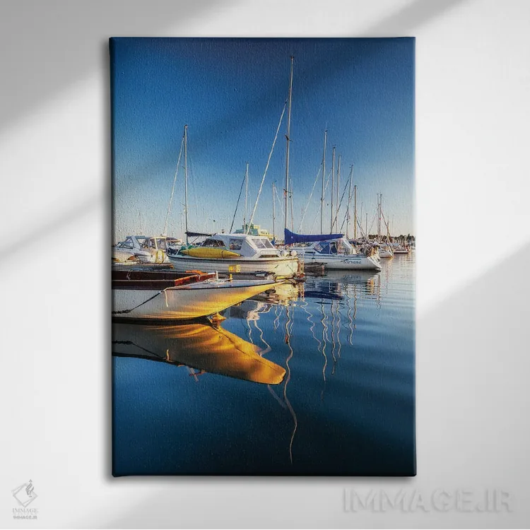 تابلو دکوراتیو Norway,بندر قایق های تفریحی در اسلو، نروژ اثر میکولاج گوسپودرک - نمای روبهرو روی دیوار