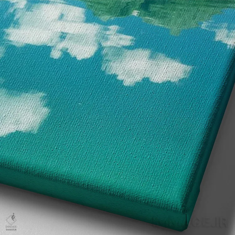 تابلو دکوراتیو آب جادویی در نروژ اثر میکولاج گوسپودرک - نمای نزدیک بافت بوم