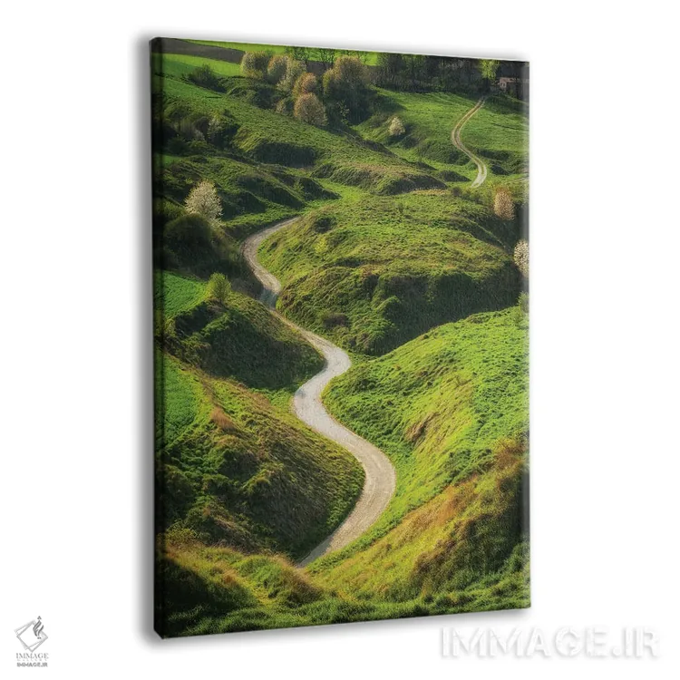 تابلو دکوراتیو جاده جادویی اثر میکولاج گوسپودرک - نمای پرسپکتیو محصول