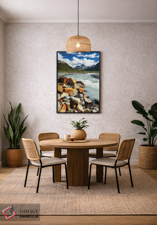 تابلو دکوراتیو جویبار کوهستانی، یوتونهیمن، نروژ اثر میکولاج گوسپودرک - D4B