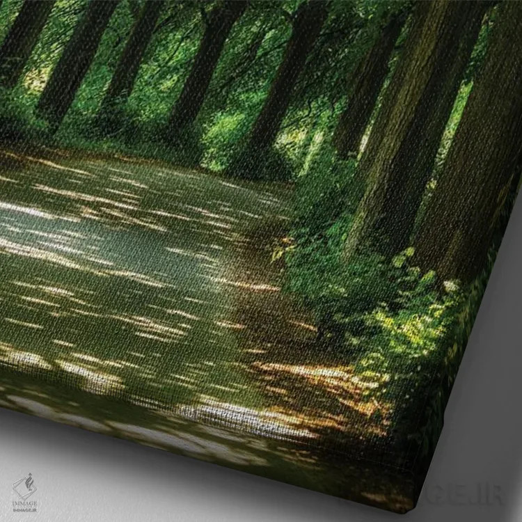 تابلو دکوراتیو جاده مجین اثر میکولاج گوسپودرک - نمای نزدیک بافت بوم