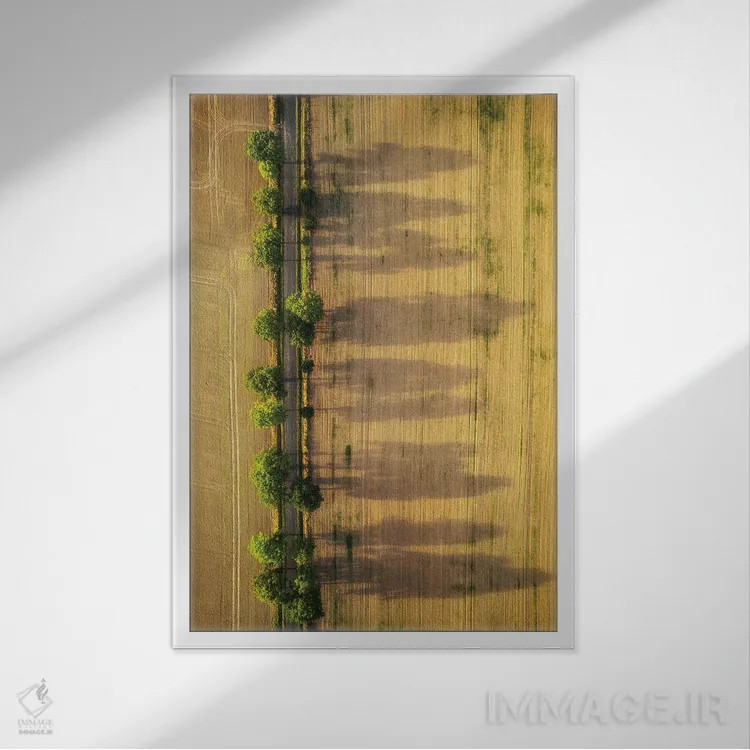 تابلو دکوراتیو جاده جادویی اثر میکولاج گوسپودرک - نمای قابدار سفید