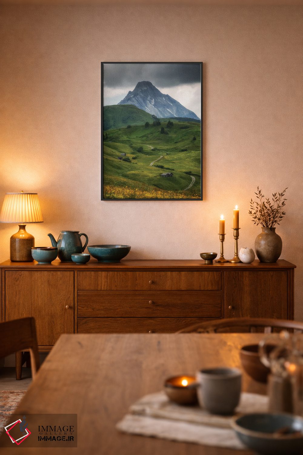 تابلو دکوراتیو Alps In Austria,تیرول، آلپ در اتریش اثر میکولاج گوسپودرک - D6B