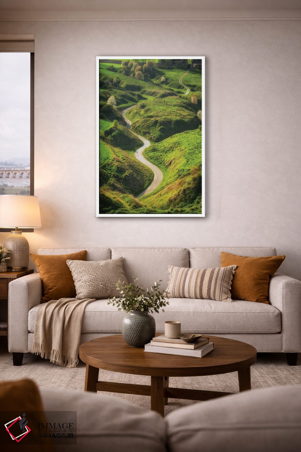 تابلو دکوراتیو جاده جادویی اثر میکولاج گوسپودرک - D3W