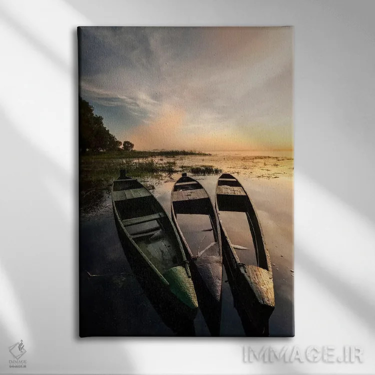 تابلو دکوراتیو Podlaskie, Biebrza River, Sunrise II,لهستان، پودلاسکیه… اثر میکولاج گوسپودرک - نمای روبهرو روی دیوار