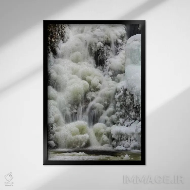 تابلو دکوراتیو Karkonosze, Kamienczyk Waterfall,لهستان، کارکونوشه، آب… اثر میکولاج گوسپودرک - نمای قابدار مشکی