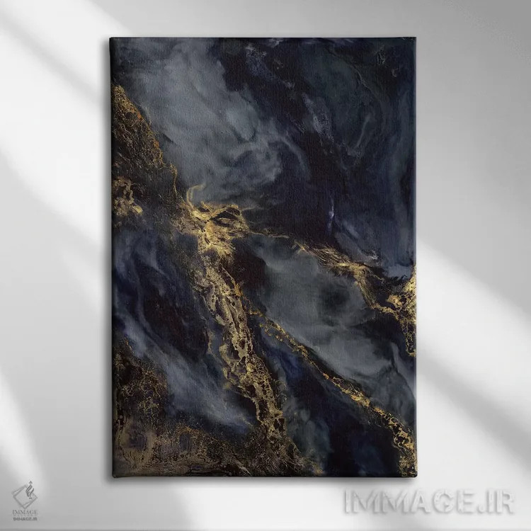 تابلو انتزاعی رویاپردازان اثر کوری لاول - نمای روبهرو روی دیوار