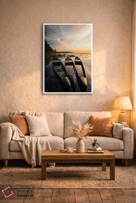 تابلو دکوراتیو Podlaskie, Biebrza River, Sunrise II,لهستان، پودلاسکیه… اثر میکولاج گوسپودرک - D4W