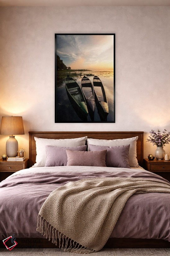 تابلو دکوراتیو Podlaskie, Biebrza River, Sunrise II,لهستان، پودلاسکیه… اثر میکولاج گوسپودرک - D5B