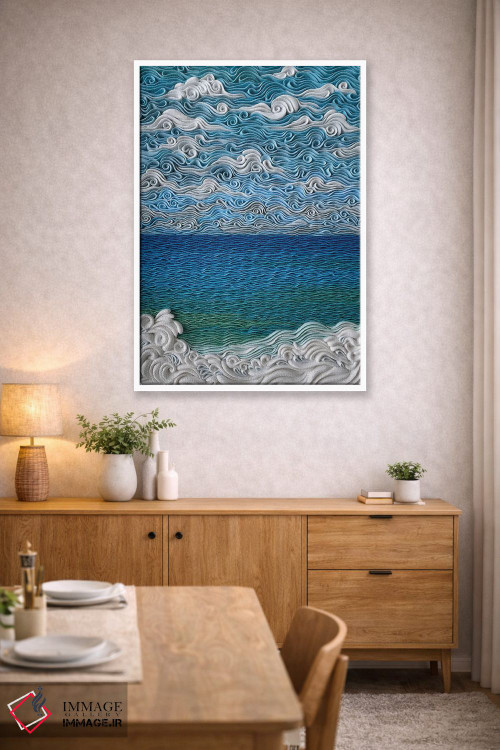 تابلو دکوراتیو دریای ایونی اثر آلیسا لاریوشکینا - D2W