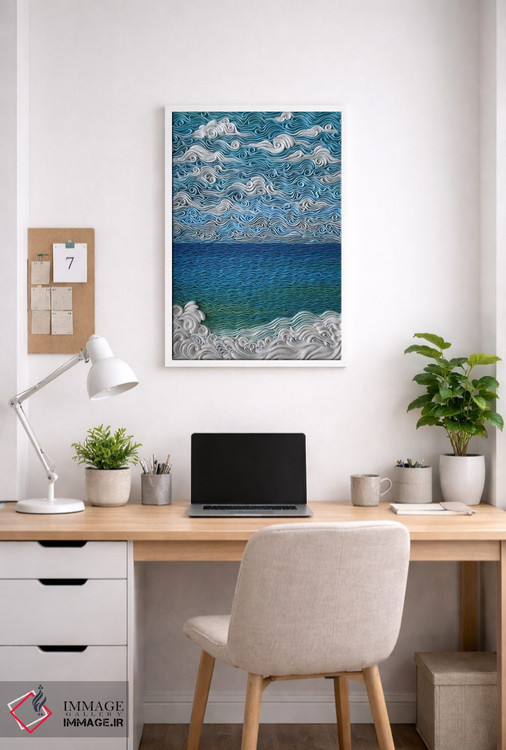 تابلو دکوراتیو دریای ایونی اثر آلیسا لاریوشکینا - D1W