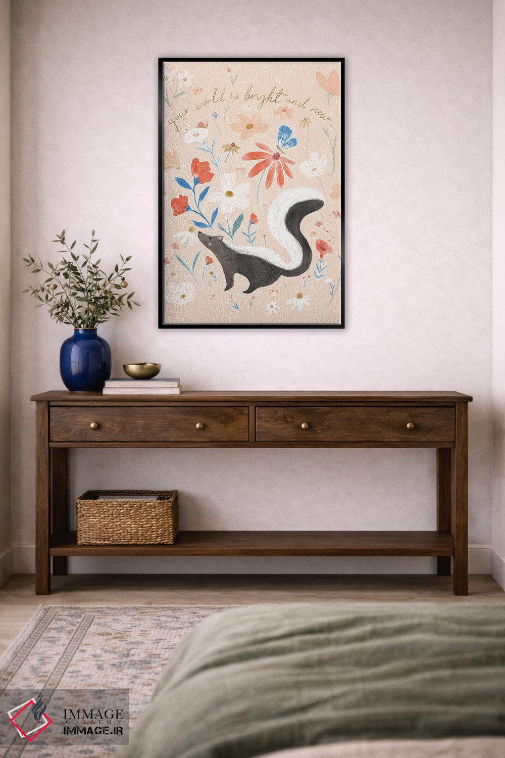 تابلو دکوراتیو کارت روشن و نو اثر جیل لابینیک - D3B