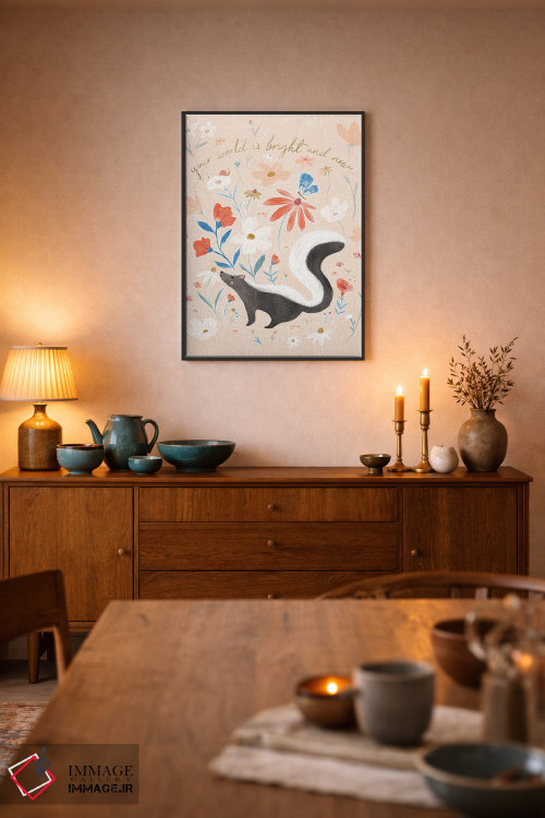 تابلو دکوراتیو کارت روشن و نو اثر جیل لابینیک - D6B