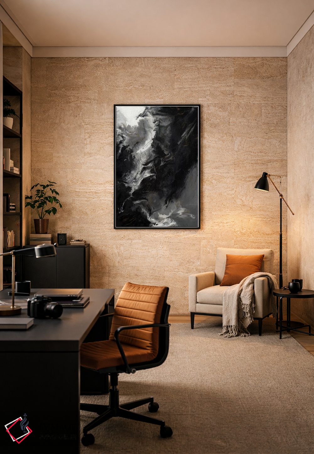 تابلو انتزاعی تغییرات اثر کوری لاول - D4B