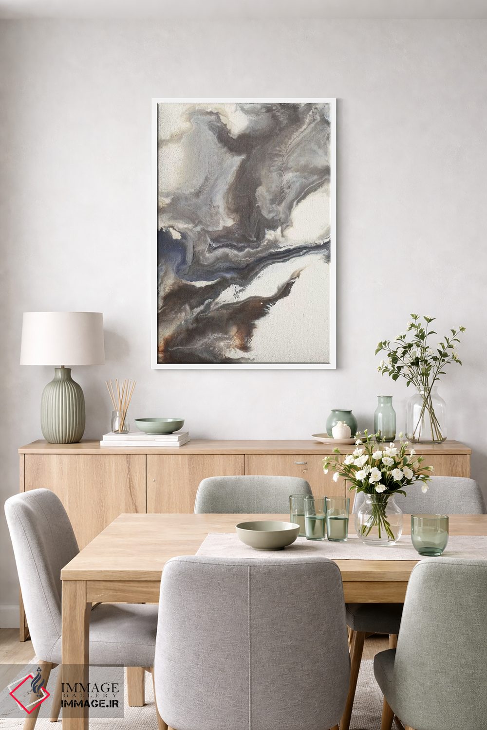 تابلو انتزاعی هیروندل اثر کوری لاول - D6W