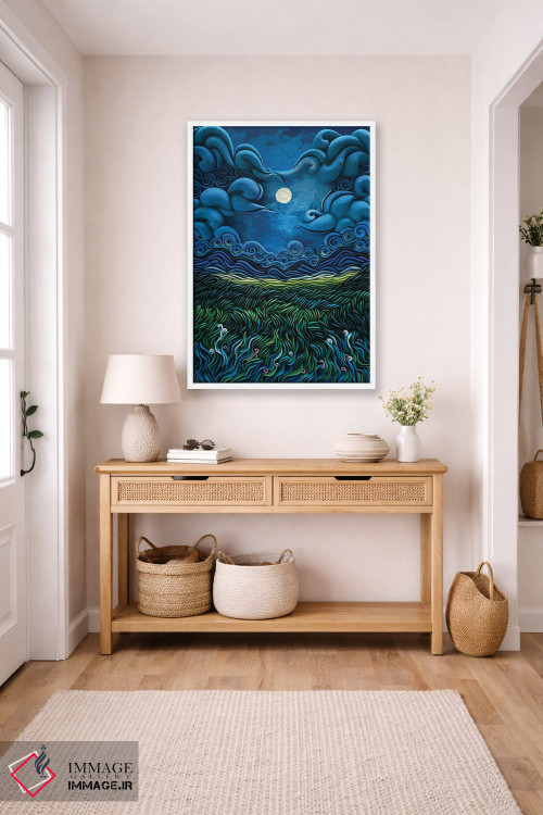 تابلو دکوراتیو شب افسانه ای اثر آلیسا لاریوشکینا - D5W