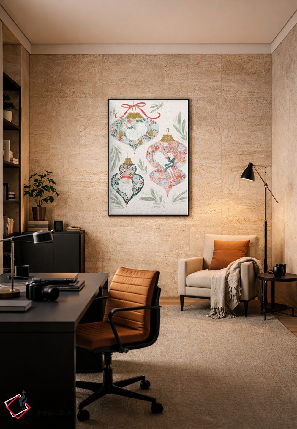 تابلو دکوراتیو تزئینات رنگارنگ اثر جیل لابینیک - D5B