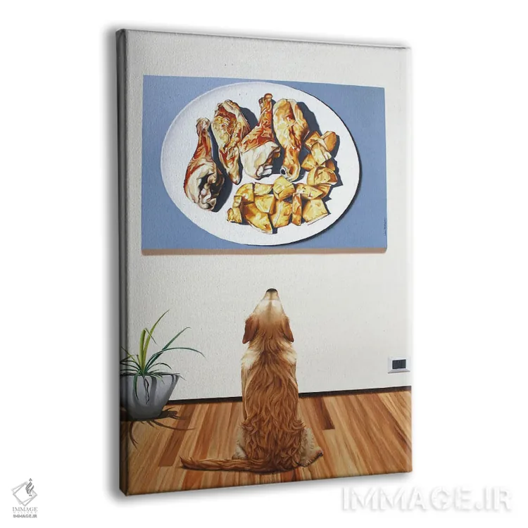 تابلو دکوراتیو آرزوها اثر لوسیا برگامینی - نمای پرسپکتیو محصول