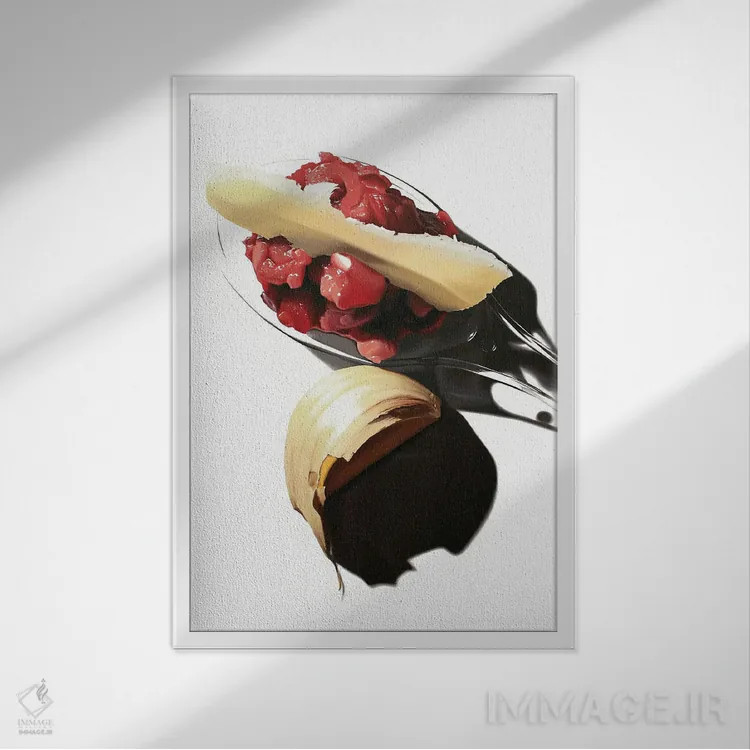 تابلو دکوراتیو سن جووانی اثر لوسیا برگامینی - نمای قابدار سفید