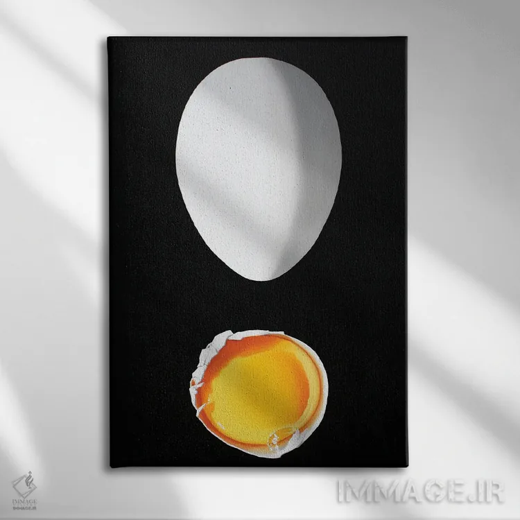 تابلو دکوراتیو دنبالم کن اثر لوسیا برگامینی - نمای روبهرو روی دیوار