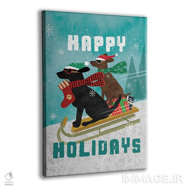 تابلو دکوراتیو تعطیلات خوش اثر لیندا برتل - نمای پرسپکتیو محصول