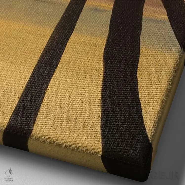 تابلو دکوراتیو نزدیک شدن به افق I اثر لیندا بالیکو - نمای نزدیک بافت بوم