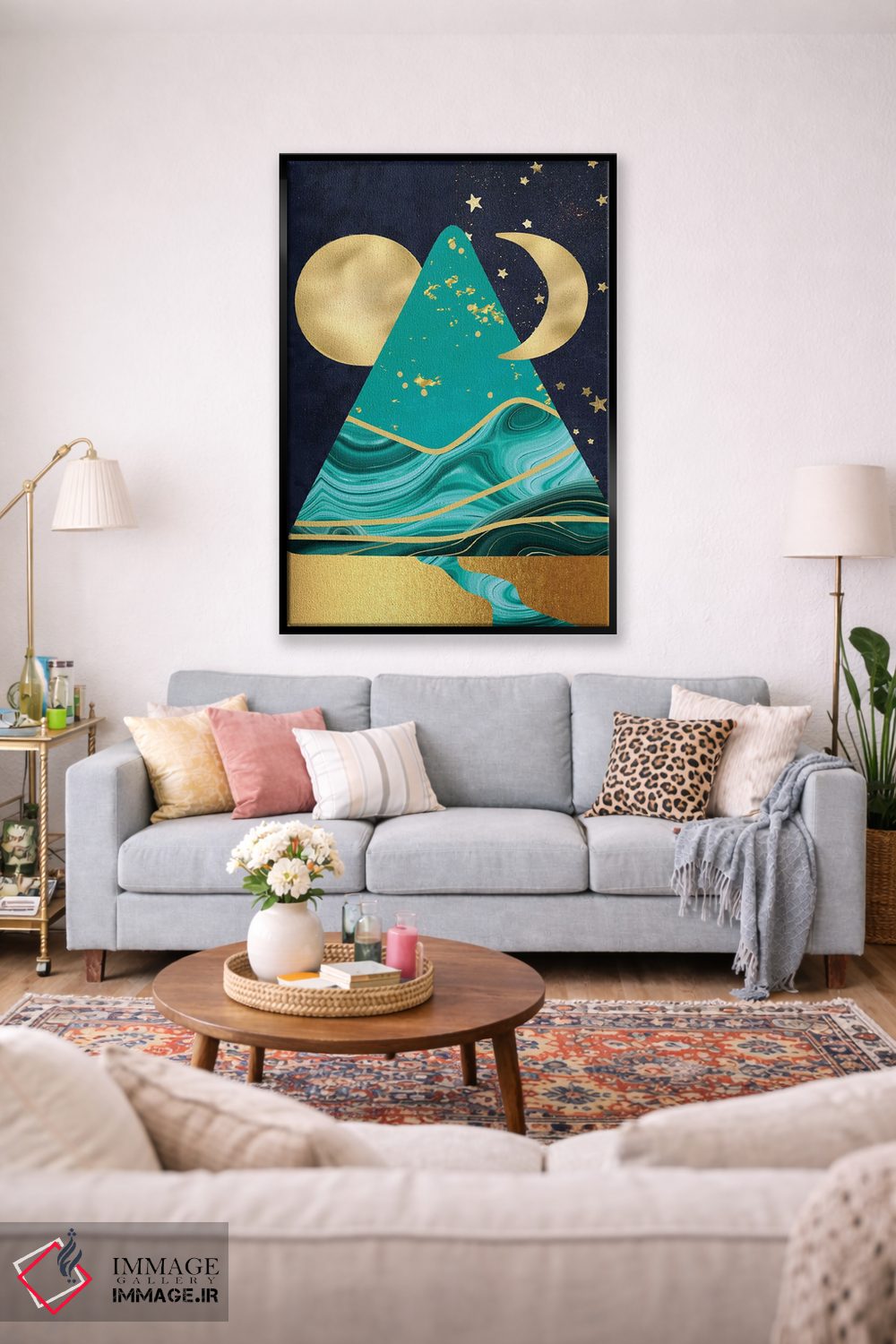 تابلو دکوراتیو اهرام آسمانی اثر لیندا برتل - D2B