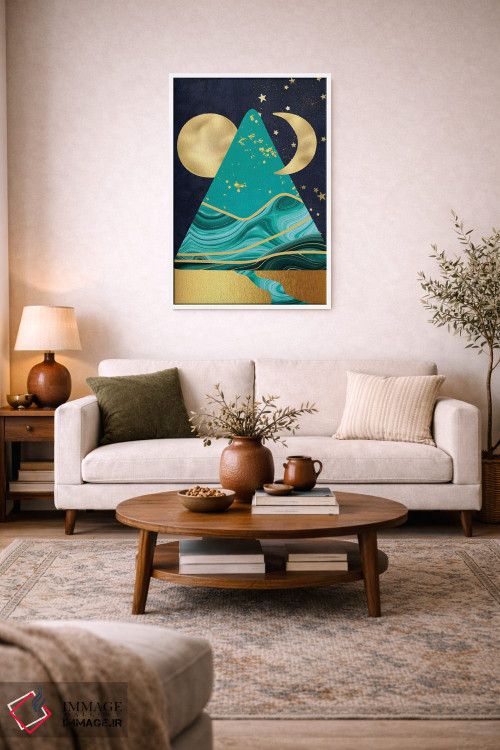 تابلو دکوراتیو اهرام آسمانی اثر لیندا برتل - D3W