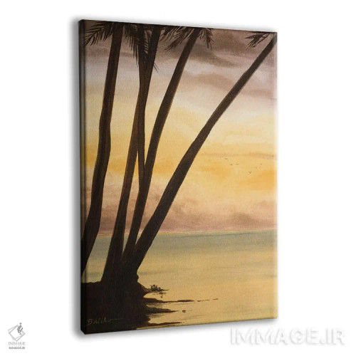 تابلو دکوراتیو نزدیک شدن به افق II اثر لیندا بالیکو - نمای پرسپکتیو محصول