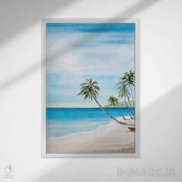 تابلو دکوراتیو راه خروج II اثر لیندا بالیکو - نمای قابدار سفید