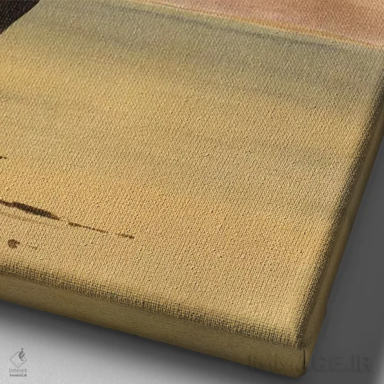 تابلو دکوراتیو نزدیک شدن به افق II اثر لیندا بالیکو - نمای نزدیک بافت بوم