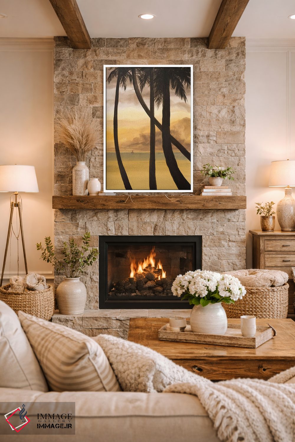 تابلو دکوراتیو نزدیک شدن به افق I اثر لیندا بالیکو - D1W