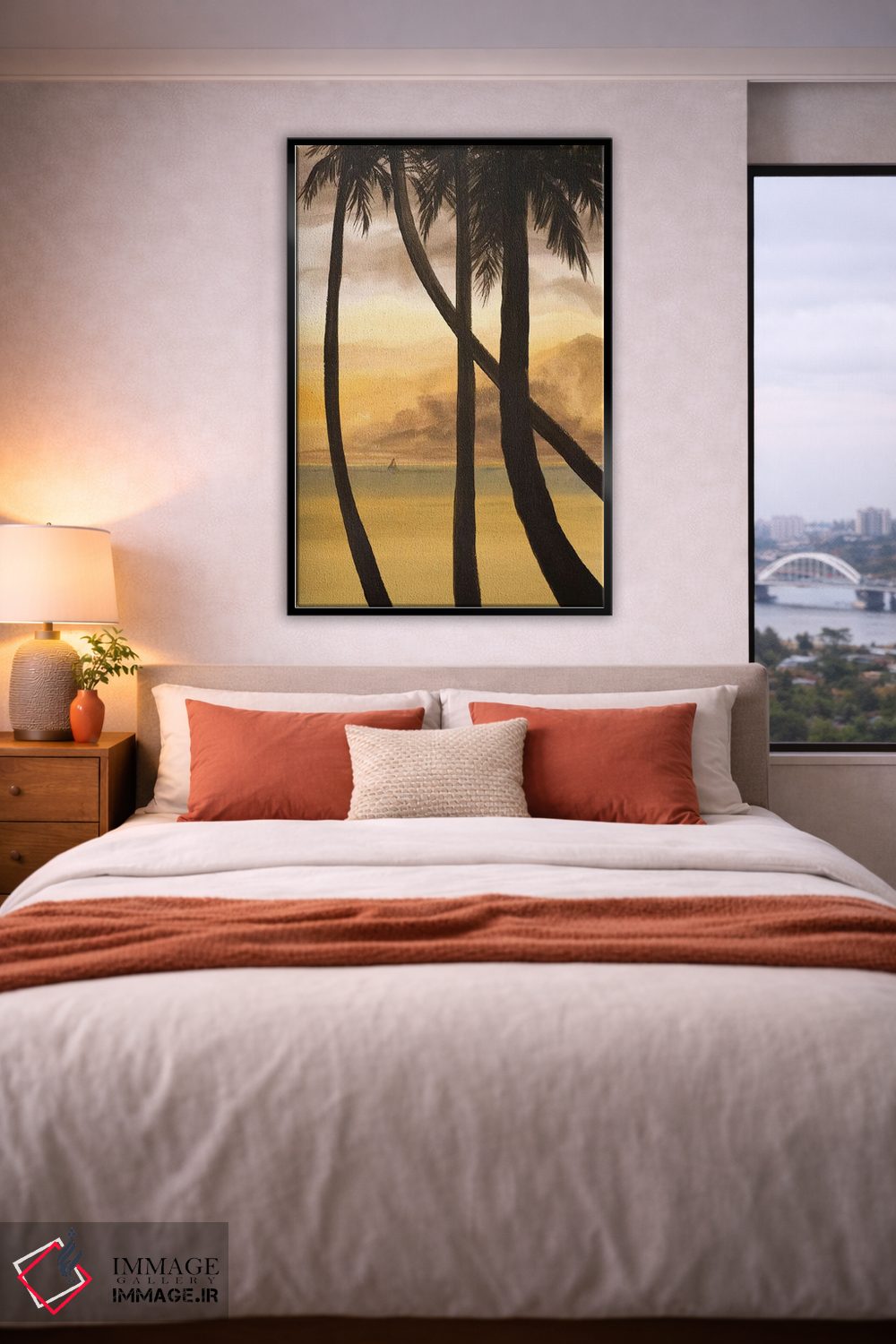 تابلو دکوراتیو نزدیک شدن به افق I اثر لیندا بالیکو - D6B