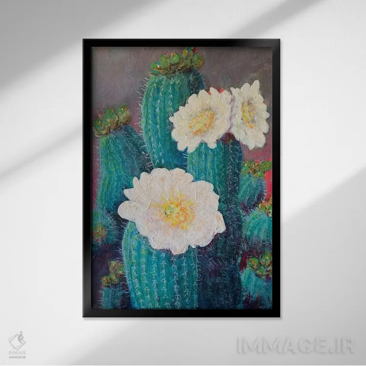 تابلو دکوراتیو کاپریانا اثر لیزا باترز - نمای قابدار مشکی