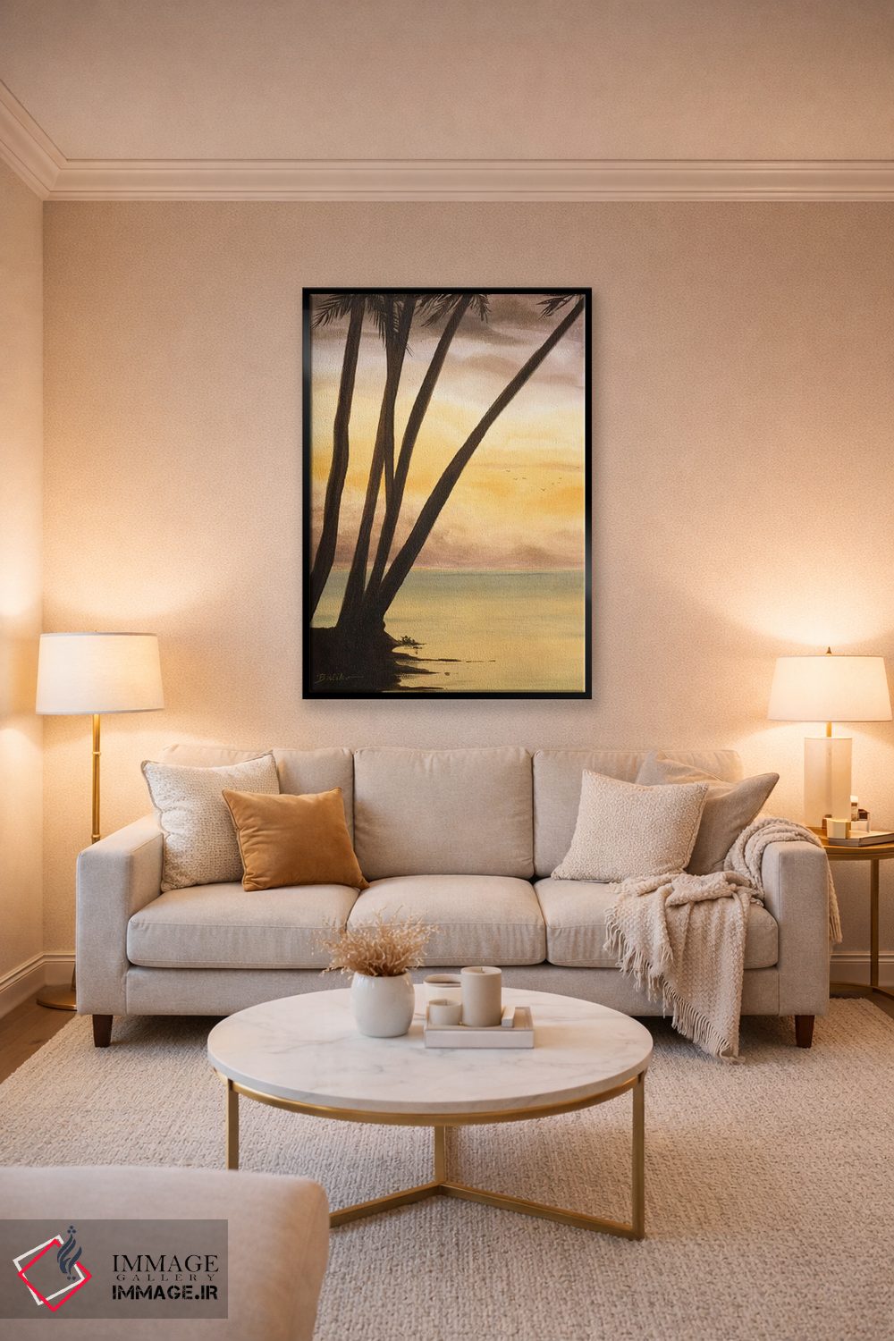 تابلو دکوراتیو نزدیک شدن به افق II اثر لیندا بالیکو - D4B