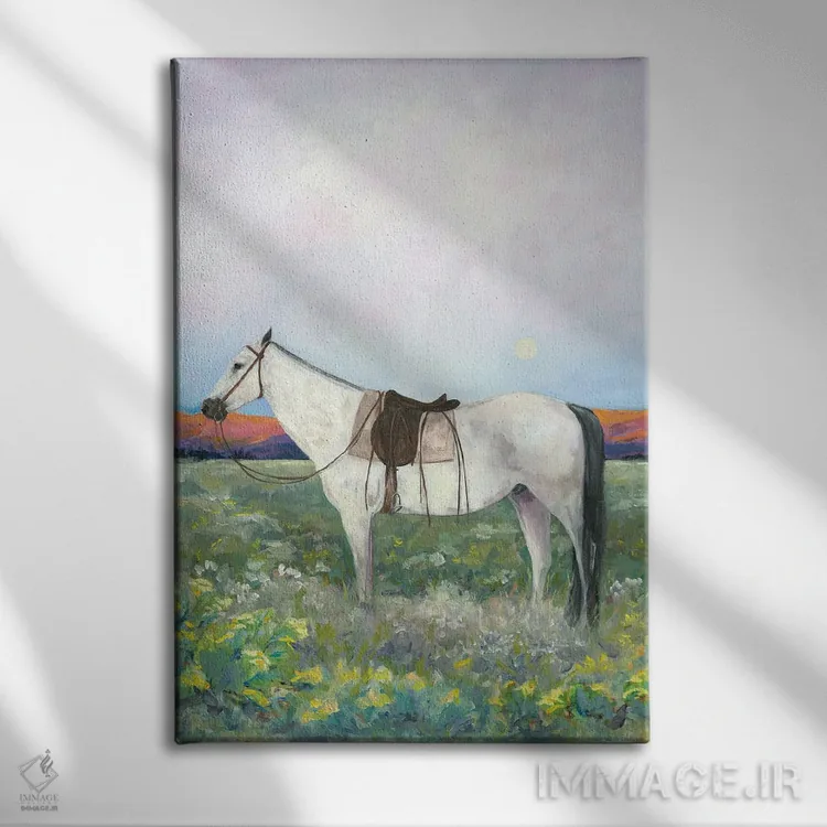 تابلو دکوراتیو حقیقی اثر لیزا باترز - نمای روبهرو روی دیوار