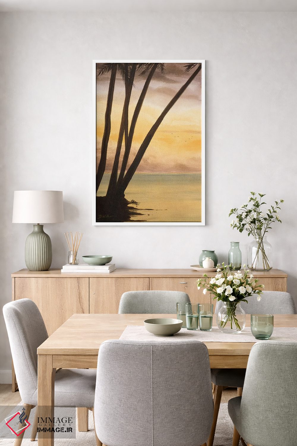 تابلو دکوراتیو نزدیک شدن به افق II اثر لیندا بالیکو - D5W