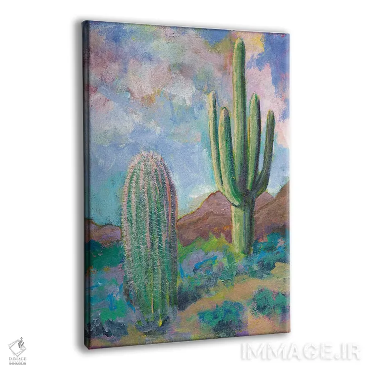تابلو دکوراتیو روح کاکتوس اثر لیزا باترز - نمای پرسپکتیو محصول